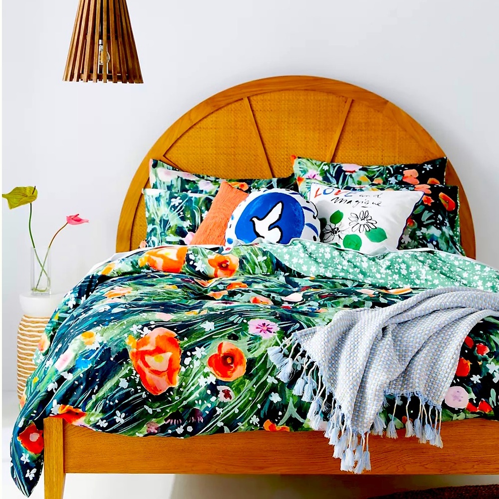 Holly Organic Cotton Duvet Cover